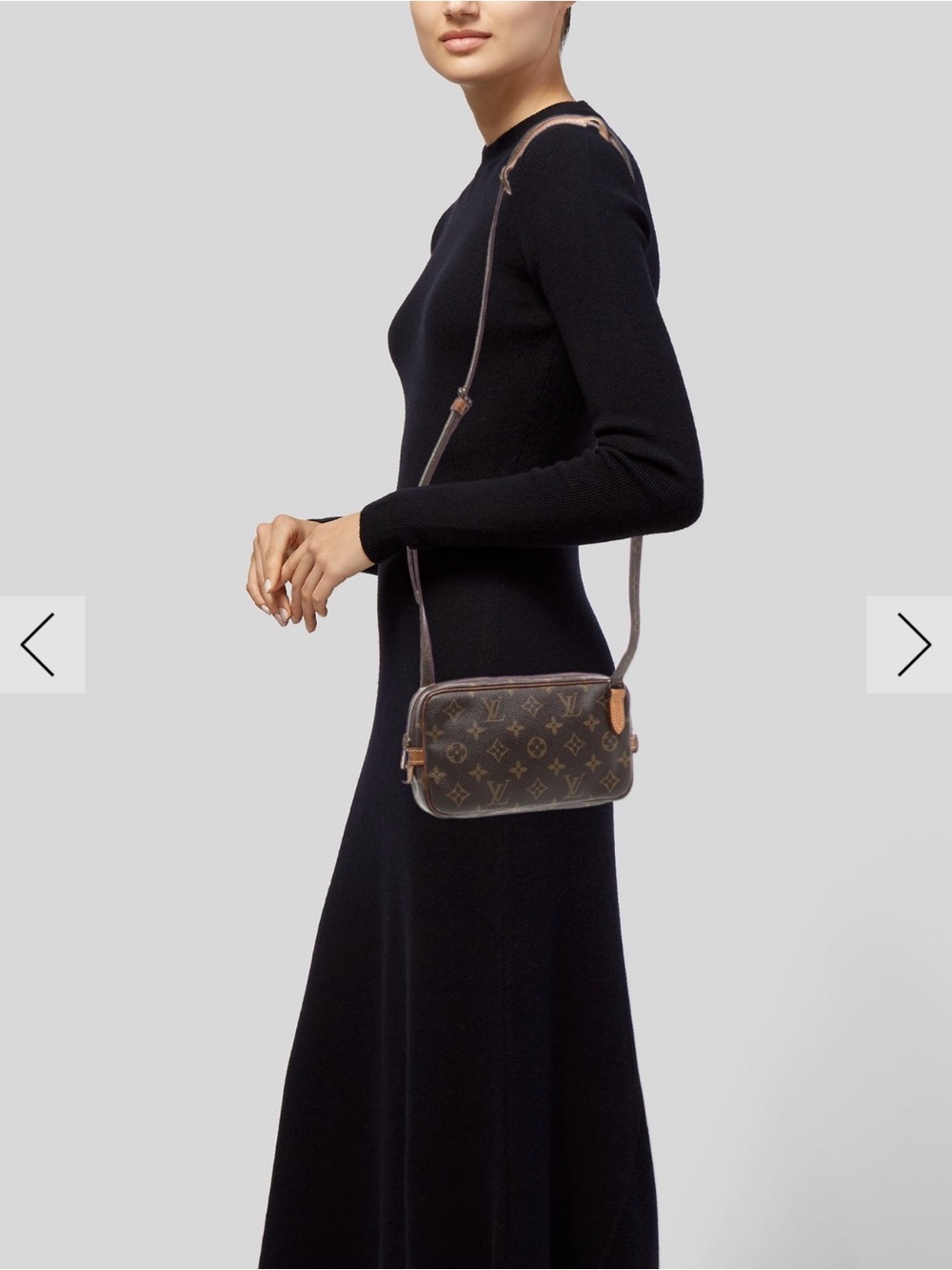 Louis Vuitton Monogram Canvas Crossbody Bag in Brown - Picture 14 of 15